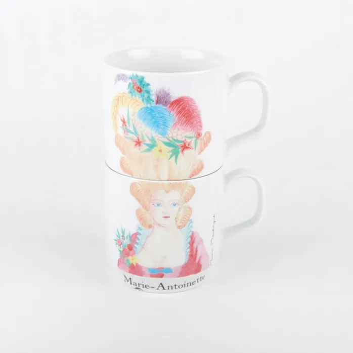 Coffret de deux mugs Bonjour Versailles