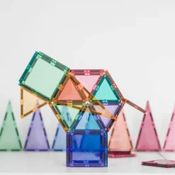 New Coffret 32 pièces Tuiles magnétiques Pastel - Connetix Jeux
