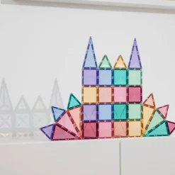 New Coffret 32 pièces Tuiles magnétiques Pastel - Connetix Jeux