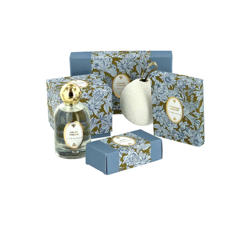 Online Coffret 3 savons Rose, violette et lys - Les fleurs de la cour Corps & Bain