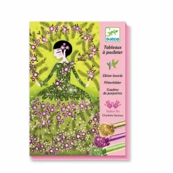 Discount Coffret Tableaux à pailleter - Robes à paillettes - Djeco Loisirs Créatifs