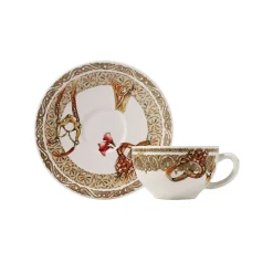 Coffret 2 tasses et soucoupes à thé - Chevaux du vent - Faïencerie de Gien