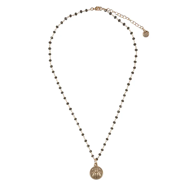 Sale Collier Abeille - Brun Colliers Et Pendentifs