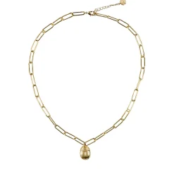 Sale Collier avec chaîne maille trombone - Pendentif Scarabée Colliers Et Pendentifs