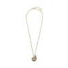 Collier court Nymphéa Perle d'améthyste - Les Cleias