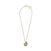 Collier court Nymphéa Perle en aventurine - Les Cleias
