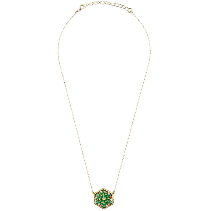Discount Collier Émail de Plique Colliers Et Pendentifs