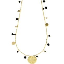Discount Collier à pampilles noires Nymphéa - Les Cleias Colliers Et Pendentifs