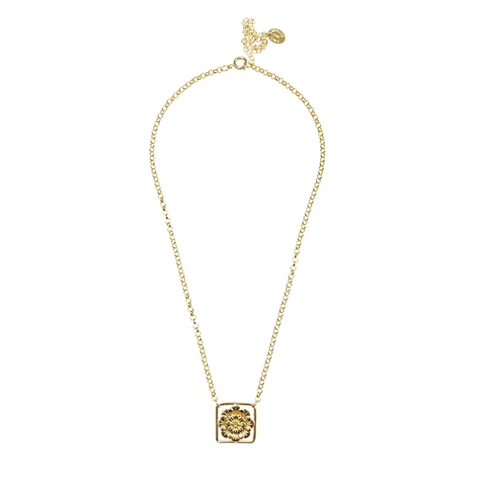 Collier rosace et caisson - Medecine Douce