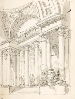 Colonnade animé (toiles sur châssis)
