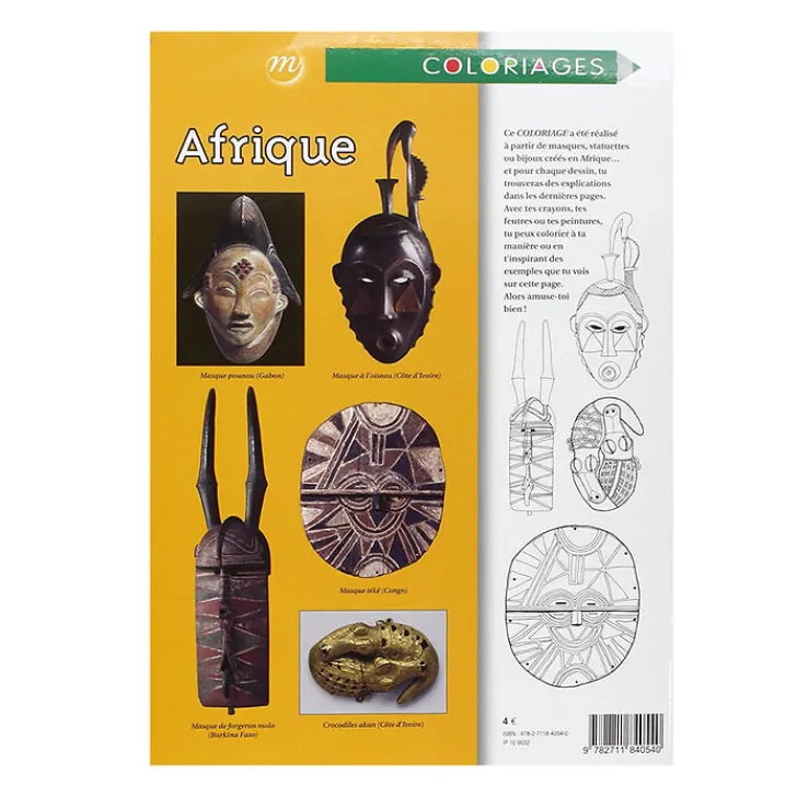 New Coloriages Afrique Loisirs Créatifs