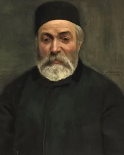 Best Concierge ou portrait d'un homme à barbe grise (affiches d'art) Affiches D'Art|Toiles Encadrées