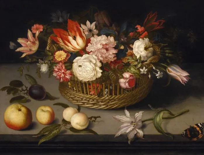 Corbeille de fleurs (panneaux acryliques)