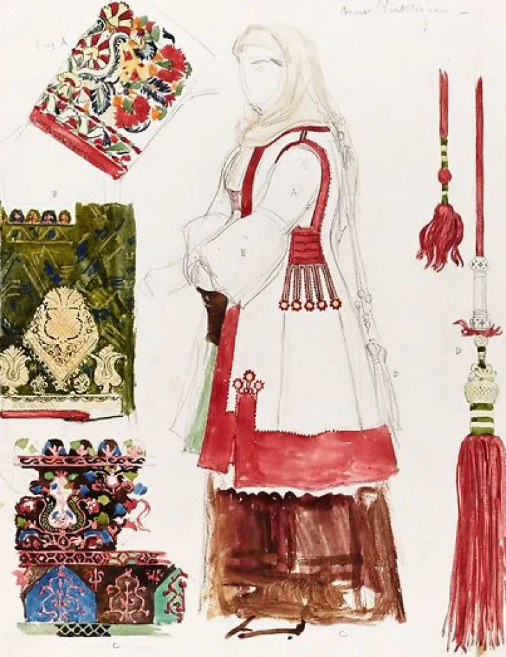 Sale Costume du mont Pentélique (panneaux acryliques) Panneaux Acryliques