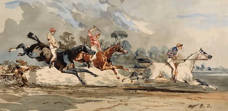 Hot Course de chevaux (toiles sans cadre) Toiles Sans Cadre|Affiches D'Art Encadrées