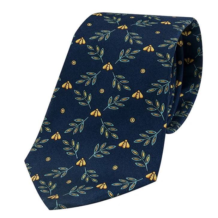 Clearance Cravate Abeilles - Bleu Homme Accessoires Homme