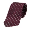Cravate Fleurs de lys - Rouge