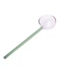 Clearance Cuillère en verre Rose / vert Art De La Table