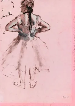Danseuse, vue de dos, les mains sur les hanches (panneaux aluminium)