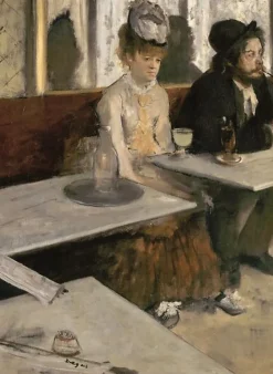 Dans un café [dit aussi L’Absinthe] (détail) (toiles encadrées)