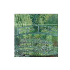 Décoration murale Claude Monet - Harmonie Verte, bassin aux nymphéas - IXXI - 80 x 80 cm