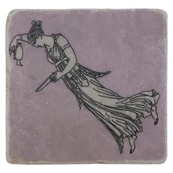Dessous de verre - Bacchante avec amphore