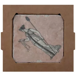 Clearance Dessous de verre - Bacchante présentant le filet sacré Art De La Table