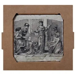 Dessous de verre - Gynaeceum - Scène de la vie quotidienne 1