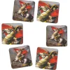 6 dessous de verre Jacques-Louis David - Bonaparte, Premier Consul franchissant le Grand-Saint-Bernard