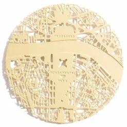 Sale 2 Dessous de verres en laiton Paris - ⌀ 8 cm - Fundamental Design|Art De La Table