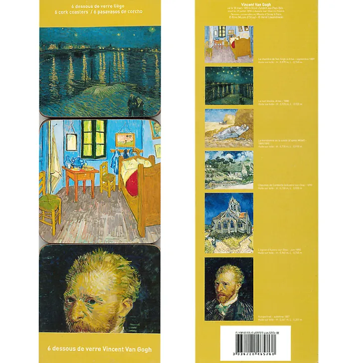 New 6 dessous de verre Vincent Van Gogh Art De La Table