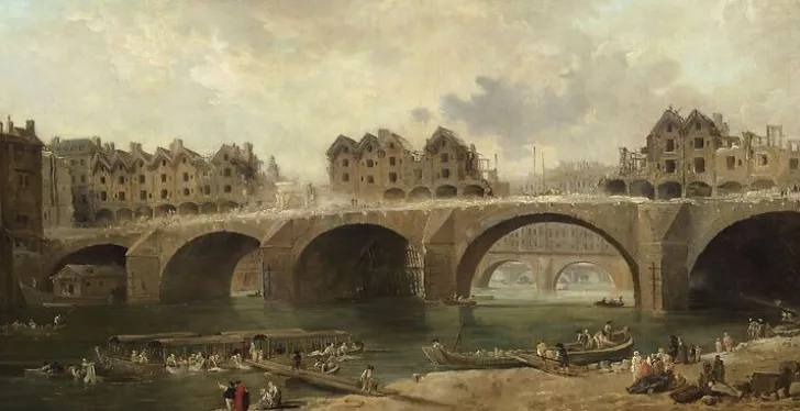 Hot Démolition des maisons du pont Notre-Dame, en 1786 (panneaux aluminium) Panneaux Aluminium|Panneaux Acryliques