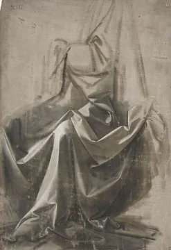 Draperie Jabach XIII. Figure assise (toiles encadrées)