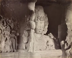 Elephanta. Maheshamurti, 1870-1880 (panneaux aluminium)