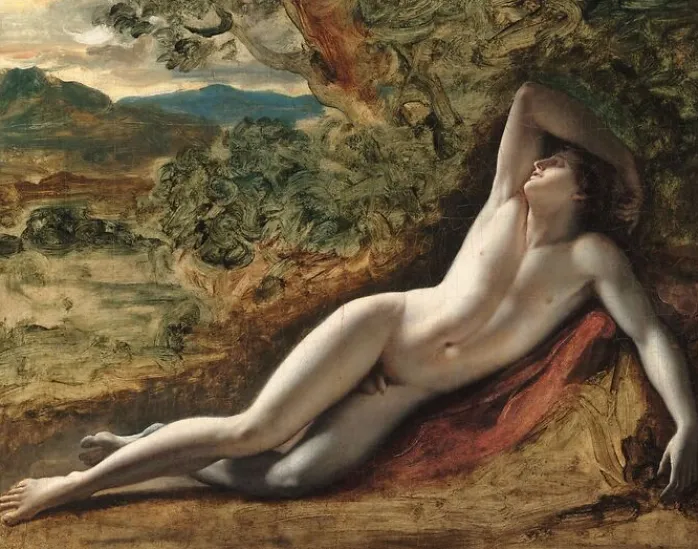 Endymion. Effet de lune, dit aussi Le Sommeil d'Endymion (panneaux aluminium)