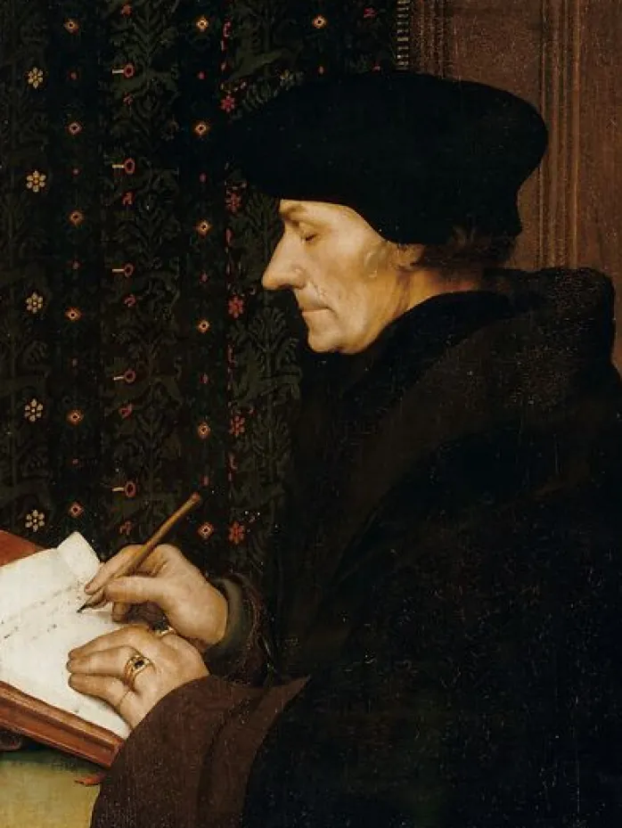 Erasme écrivant (1467-1536) (toiles sans cadre)