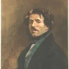 Best Estampe Autoportrait de Delacroix, dit au gilet vert, 2003 - Pietro Sarto Créations Contemporaines