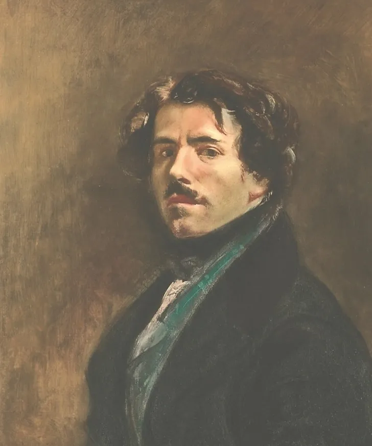 Best Estampe Autoportrait de Delacroix, dit au gilet vert, 2003 - Pietro Sarto Créations Contemporaines
