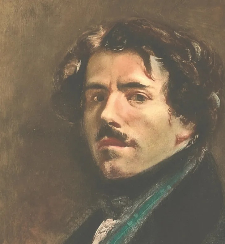 Best Estampe Autoportrait de Delacroix, dit au gilet vert, 2003 - Pietro Sarto Créations Contemporaines