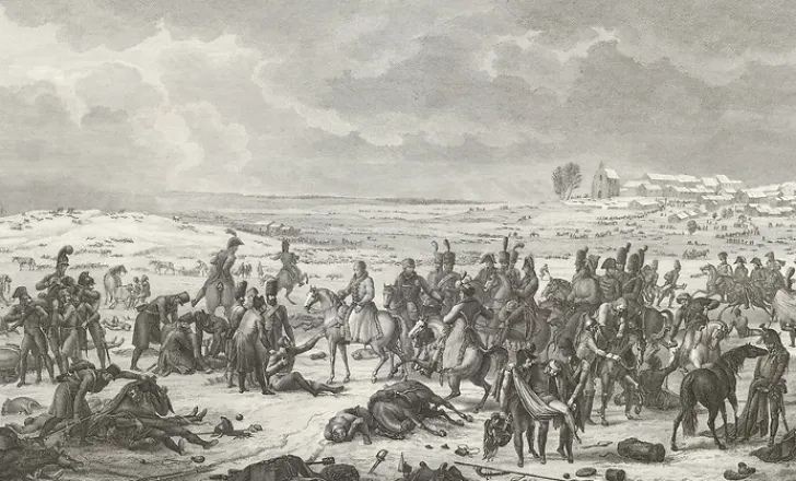 New Estampe Bataille d'Eylau (9 février 1807) - Louis Francois Lejeune Chefs D'Œuvre Des Musées