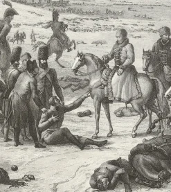 New Estampe Bataille d'Eylau (9 février 1807) - Louis Francois Lejeune Chefs D'Œuvre Des Musées