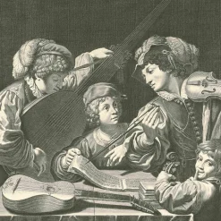 Best Estampe Concert de musique Chefs D'Œuvre Des Musées
