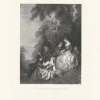 Sale Estampe Conversation galante dans un parc - Jean-Baptiste-Joseph Pater Chefs D'Œuvre Des Musées