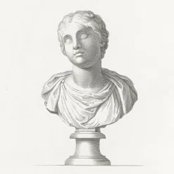 Sale Estampe Dame romaine du temps d'Alexandre Sévère Dessins
