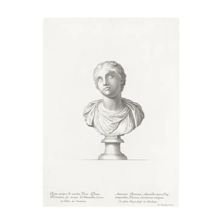 Sale Estampe Dame romaine du temps d'Alexandre Sévère Dessins