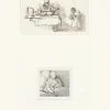 Online Estampe Deux croquis - Rembrandt Dessins