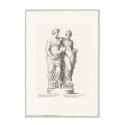 New Estampe Deux nymphes Hespérides Dessins