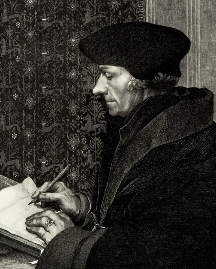 Estampe Didier Erasme - Félix Henri Bracquemond