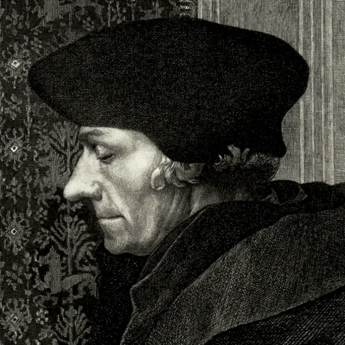 Estampe Didier Erasme - Félix Henri Bracquemond