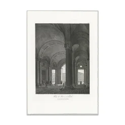 Estampe Entrée du Louvre, ou vestibule du côté de la rue du Coq